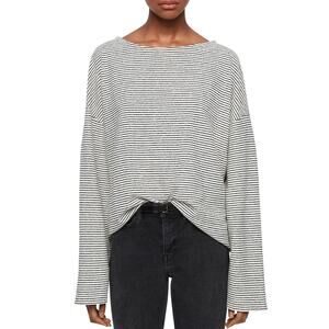 All Saints Adelise Cotton Striped Oversized M/L